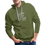 Adjust Your Altitude Men’s Premium Hoodie - olive green