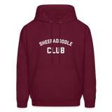 Sheepadoodle Club Men's Hoodie - burgundy