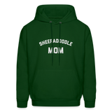 Sheepadoodle Mom Men's Hoodie - forest green