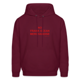 No Frank Ocean Merchandise Men's Hoodie - burgundy