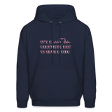 It's a Beautiful Day to Save a Life Men's Hoodie - navy