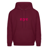 NYC Men's Hoodie - burgundy