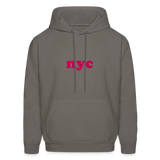 NYC Men's Hoodie - asphalt gray