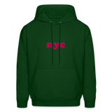 NYC Men's Hoodie - forest green