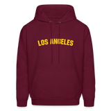 Los Angeles Men's Hoodie - burgundy