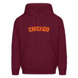 Chicago Men's Hoodie - burgundy