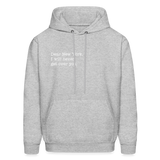 Dear New York, I Will Never Get Over You Men's Hoodie - heather gray