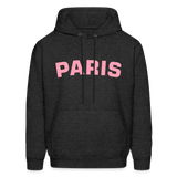 Paris Men's Hoodie - charcoal grey