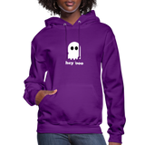 Hey Boo Women's Hoodie - purple