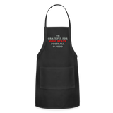 I'm Grateful for Ohio State Football & Food Adjustable Apron - black