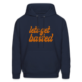 Let's Get Basted Men's Hoodie - navy