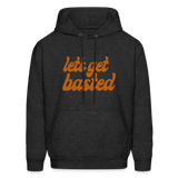 Let's Get Basted Men's Hoodie - charcoal grey