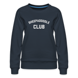 Sheepadoodle Club Women’s Premium Sweatshirt - navy