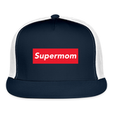 Supermom Trucker Cap - navy/white