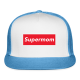 Supermom Trucker Cap - white/blue