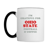 I'm Grateful for Ohio State Football & Food Contrast Coffee Mug