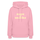 Naps & Snacks Women's Hoodie - classic pink