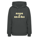 Naps & Snacks Women's Hoodie - asphalt