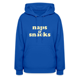 Naps & Snacks Women's Hoodie - royal blue