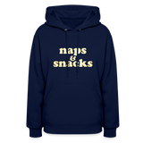 Naps & Snacks Women's Hoodie - navy