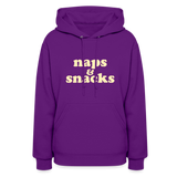 Naps & Snacks Women's Hoodie - purple