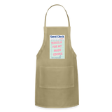 Tequila For My Main Course Adjustable Apron - khaki