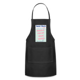 Tequila For My Main Course Adjustable Apron - black