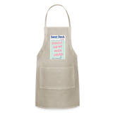 Tequila For My Main Course Adjustable Apron - natural