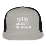 Ohio Against the World Trucker Cap - gray/black