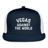 Vegas Against the World Trucker Cap - navy/white