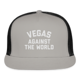 Vegas Against the World Trucker Cap - gray/black