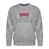 Ohio Against the World Men’s Premium Sweatshirt - heather grey