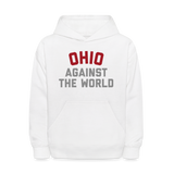 Ohio Against the World Kids' Hoodie - white