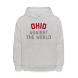 Ohio Against the World Kids' Hoodie - heather gray