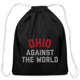 Ohio Against the World Cotton Drawstring Bag - black