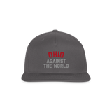 Ohio Against the World Snapback Baseball Cap - dark grey