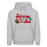 Saturdays Are Better At the Shoe Men's Hoodie - heather gray