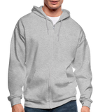 Have a Nice Buckeye Day Gildan Heavy Blend Adult Zip Hoodie - heather gray