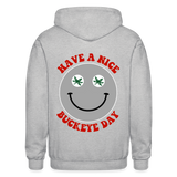 Have a Nice Buckeye Day Gildan Heavy Blend Adult Zip Hoodie