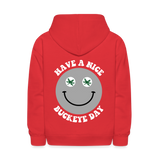 Have a Nice Buckeye Day Kids' Hoodie - red