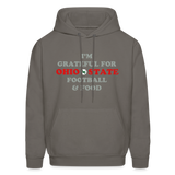 I'm Grateful for Ohio State Football & Food Men's Hoodie - asphalt gray