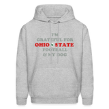 I'm Grateful for Ohio State Football & My Dog Men's Hoodie - heather gray