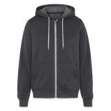 Vegas Against the World Bella + Canvas Unisex Full Zip Hoodie - charcoal grey