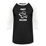 Ghost Malone Baseball T-Shirt - black/white