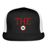 THE Buckeye Leaf Trucker Cap - black/white