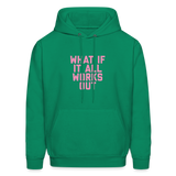 What if it All Works Out Men's Hoodie - kelly green