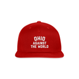 Ohio Against the World Snapback Baseball Cap - red