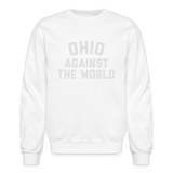 Ohio Against the World Crewneck Sweatshirt - white