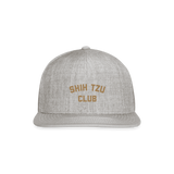 Shih Tzu Club Snapback Baseball Cap - heather gray