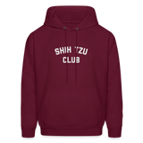 Shih Tzu Club Men's Hoodie - burgundy